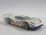 2000 Hot Wheels Porsche 911 GT1-98 White Die Cast Toy Race Car Vehicle