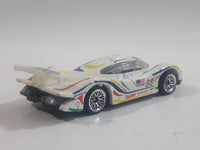 2000 Hot Wheels Porsche 911 GT1-98 White Die Cast Toy Race Car Vehicle