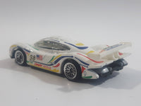 2000 Hot Wheels Porsche 911 GT1-98 White Die Cast Toy Race Car Vehicle