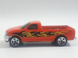 2001 Hot Wheels Wreck'n Roll 1997 Ford F-150 Pickup Truck Orange Die Cast Toy Vehicle