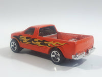 2001 Hot Wheels Wreck'n Roll 1997 Ford F-150 Pickup Truck Orange Die Cast Toy Vehicle