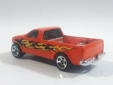 2001 Hot Wheels Wreck'n Roll 1997 Ford F-150 Pickup Truck Orange Die Cast Toy Vehicle