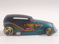 2002 Hot Wheels Cold Blooded Phaeton Metalflake Teal Die Cast Toy Car Vehicle