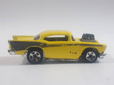 1996 Hot Wheels '50's Favorites '57 Chevy Yellow Die Cast Toy Muscle Car Vehicle