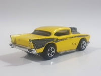 1996 Hot Wheels '50's Favorites '57 Chevy Yellow Die Cast Toy Muscle Car Vehicle