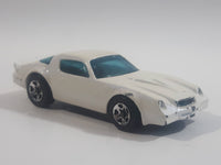 1996 Hot Wheels Chevrolet Camaro Z28 White Die Cast Toy Muscle Car Vehicle