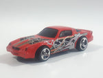 2001 Hot Wheels Fossil Fuels Chevrolet Camaro Z28 Red Die Cast Toy Muscle Car Vehicle