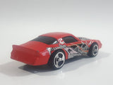 2001 Hot Wheels Fossil Fuels Chevrolet Camaro Z28 Red Die Cast Toy Muscle Car Vehicle