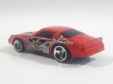 2001 Hot Wheels Fossil Fuels Chevrolet Camaro Z28 Red Die Cast Toy Muscle Car Vehicle