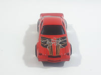 2001 Hot Wheels Fossil Fuels Chevrolet Camaro Z28 Red Die Cast Toy Muscle Car Vehicle