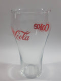 Coca-Cola Coke Soda Pop Red Lettering 6" Tall Glass Fountain Cup Collectible