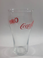 Coca-Cola Coke Soda Pop Red Lettering 6" Tall Glass Fountain Cup Collectible