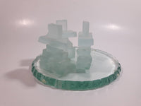 CECA Canadian Electrical Contractors Association 2006 National Conference Beautiful Glass Inukshuk Sculpture