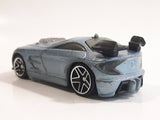 2004 Hot Wheels Tooned Mercy Breaker Light Silver Blue Die Cast Toy Car Vehicle - McDonald's Happy Meal