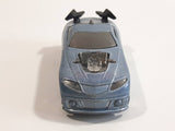 2004 Hot Wheels Tooned Mercy Breaker Light Silver Blue Die Cast Toy Car Vehicle - McDonald's Happy Meal