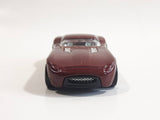 2009 Hot Wheels Fast FeLion Burgundy Maroon Dark Red Die Cast Toy Car Vehicle