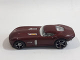 2009 Hot Wheels Fast FeLion Burgundy Maroon Dark Red Die Cast Toy Car Vehicle