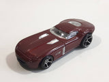 2009 Hot Wheels Fast FeLion Burgundy Maroon Dark Red Die Cast Toy Car Vehicle