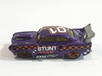 2012 Hot Wheels Thrill Racers City Stunt Jaded Metalflake Purple Die Cast Toy Car Vehicle