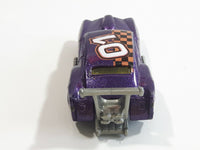 2012 Hot Wheels Thrill Racers City Stunt Jaded Metalflake Purple Die Cast Toy Car Vehicle