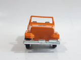 Unknown Brand 8006 Jeep S & C Construction Corporation Orange with Chrome Die Cast Toy Car Vehicle