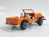 Unknown Brand 8006 Jeep S & C Construction Corporation Orange with Chrome Die Cast Toy Car Vehicle