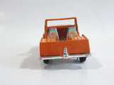 Unknown Brand 8006 Jeep S & C Construction Corporation Orange with Chrome Die Cast Toy Car Vehicle