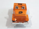 Unknown Brand 8006 Jeep S & C Construction Corporation Orange with Chrome Die Cast Toy Car Vehicle