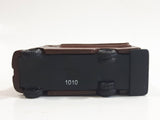 Safari Ltd Delivery Truck Dark Brown Hard Rubber Toy Car Vehicle