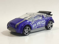 2011 Hot Wheels Night Burnerz Super Gnat Metallic Purple Die Cast Toy Car Vehicle