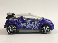 2011 Hot Wheels Night Burnerz Super Gnat Metallic Purple Die Cast Toy Car Vehicle