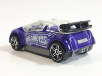 2011 Hot Wheels Night Burnerz Super Gnat Metallic Purple Die Cast Toy Car Vehicle