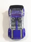 2011 Hot Wheels Night Burnerz Super Gnat Metallic Purple Die Cast Toy Car Vehicle