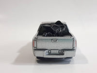 2011 Hot Wheels Chevy Silverado Truck Metalflake Silver Die Cast Toy Car Vehicle