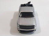 2011 Hot Wheels Chevy Silverado Truck Metalflake Silver Die Cast Toy Car Vehicle