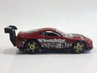 2006 Hot Wheels Drift Kings Super Tsunami Dark Red Die Cast Toy Car Vehicle