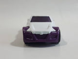 2011 Hot Wheels Racing Rigs Night Burnerz Symbolic White and Purple Die Cast Toy Car Vehicle