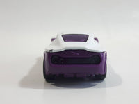 2011 Hot Wheels Racing Rigs Night Burnerz Symbolic White and Purple Die Cast Toy Car Vehicle