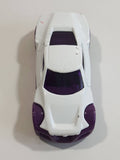 2011 Hot Wheels Racing Rigs Night Burnerz Symbolic White and Purple Die Cast Toy Car Vehicle