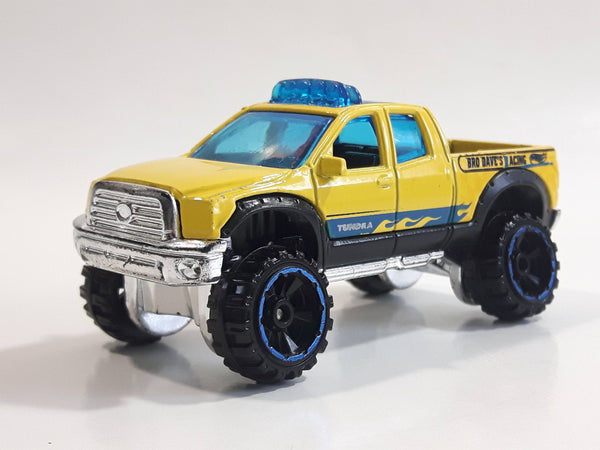 2012 Hot Wheels '10 Toyota Tundra Truck Yellow Die Cast Toy Car Vehicle