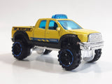 2012 Hot Wheels '10 Toyota Tundra Truck Yellow Die Cast Toy Car Vehicle