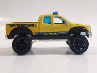 2012 Hot Wheels '10 Toyota Tundra Truck Yellow Die Cast Toy Car Vehicle