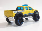 2012 Hot Wheels '10 Toyota Tundra Truck Yellow Die Cast Toy Car Vehicle