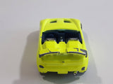 2002 Hot Wheels First Editions Tantrum Neon Fluorescent Yellow Die Cast Toy Car Vehicle