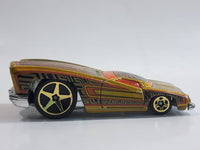 2004 Hot Wheels First Editions Hardnoze Hardnoze '74 Chevy Monte Carlo Metalflake Gold Die Cast Toy Car Vehicle