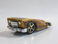 2004 Hot Wheels First Editions Hardnoze Hardnoze '74 Chevy Monte Carlo Metalflake Gold Die Cast Toy Car Vehicle