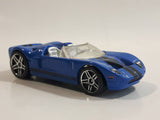 2007 Hot Wheels Ford GTX1 Enamel Blue Die Cast Toy Car Vehicle