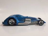 2007 Hot Wheels Heat Fleet Hammered Coupe Light Blue Die Cast Toy Car Hot Rod Vehicle