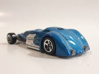 2007 Hot Wheels Heat Fleet Hammered Coupe Light Blue Die Cast Toy Car Hot Rod Vehicle