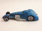 2007 Hot Wheels Heat Fleet Hammered Coupe Light Blue Die Cast Toy Car Hot Rod Vehicle